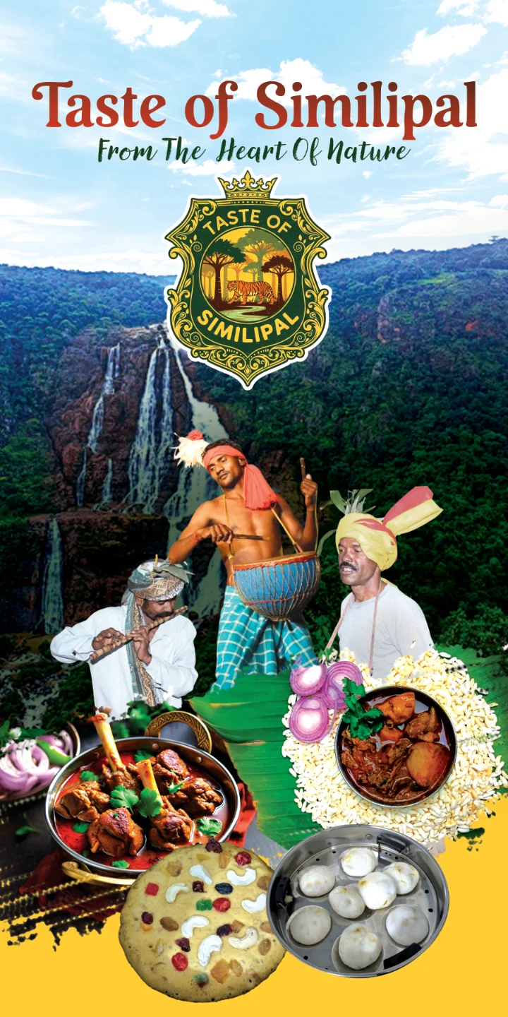 Authentic tribal cuisine presentation